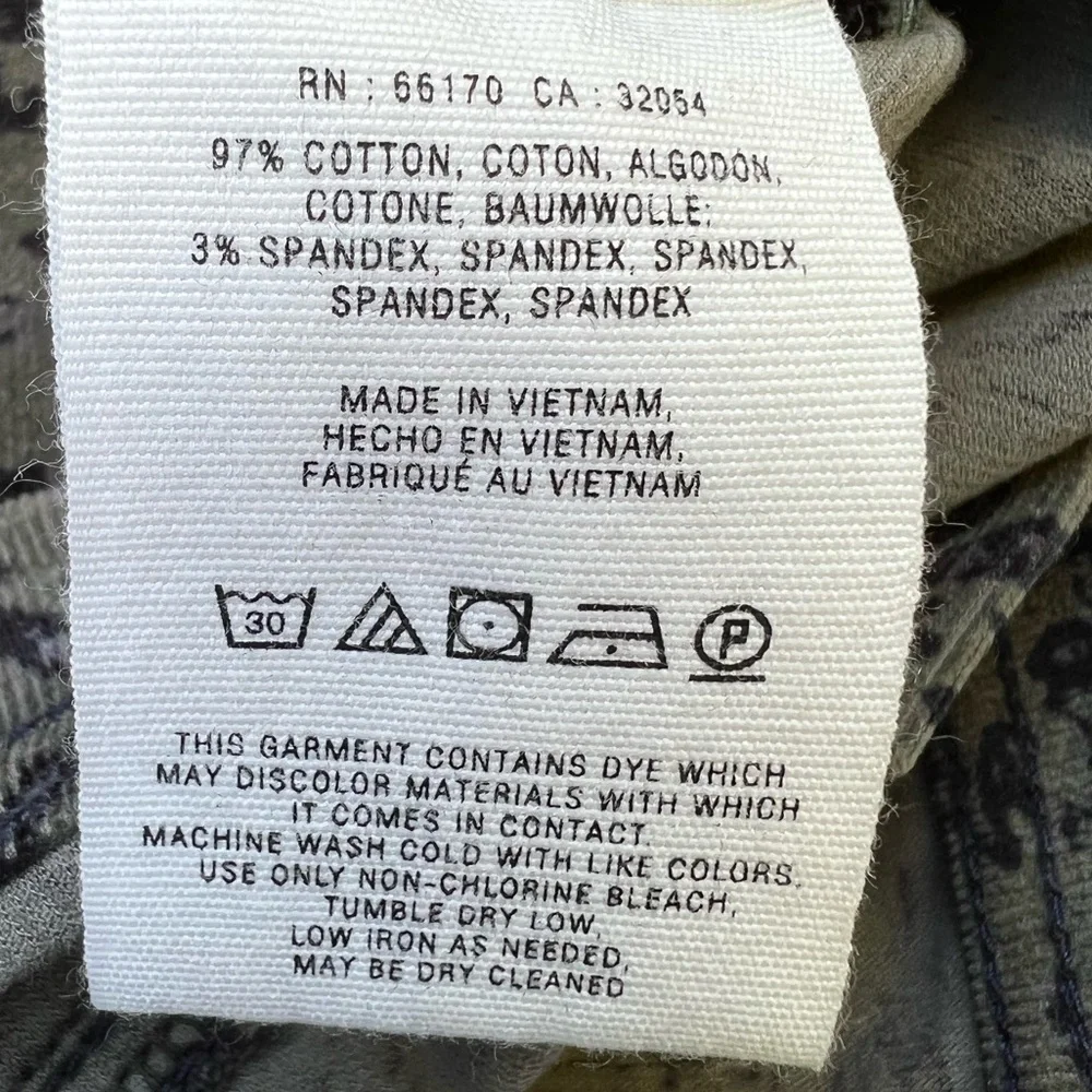 🎯NWOT Pilcro And The Letterpress Corduroy Pants Green Size 26P - Picture 10 of 10